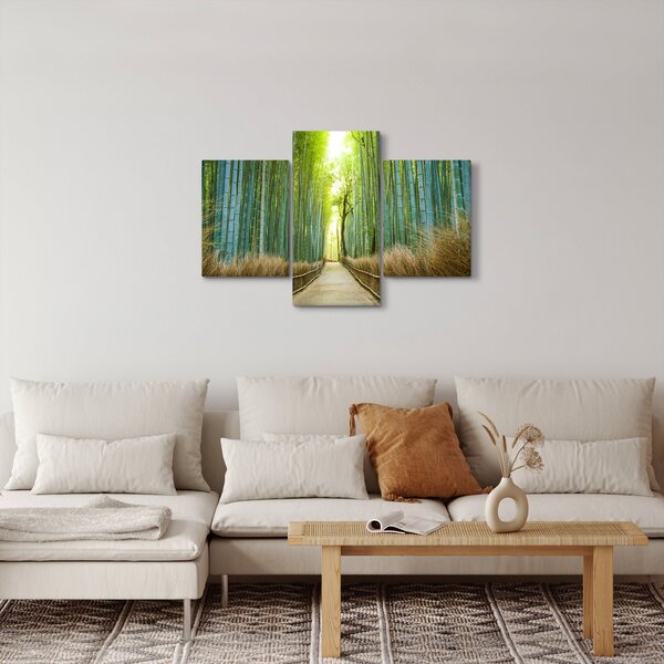 Slika - Put s bambusima (90x60 cm)