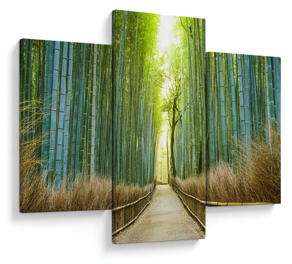 Slika - Put s bambusima (90x60 cm)