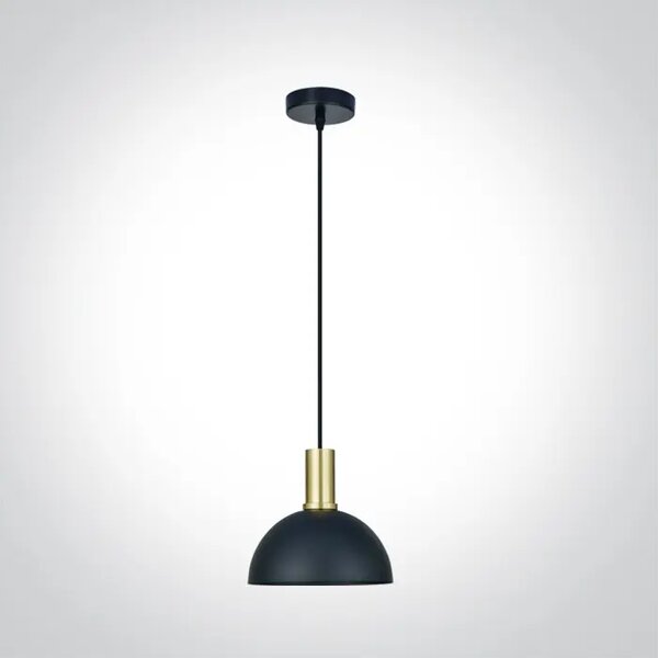 VISILICA E27/10W/220V CRNA/BAKAR DM63140/BBS