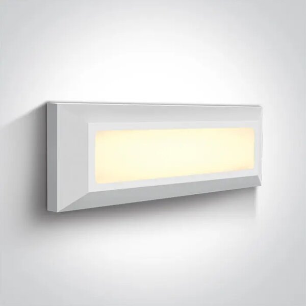 VANJSKA ZIDNA LED SVJETILJKA 3,5W CCTV IP65 BIJELA DM67394/W/V
