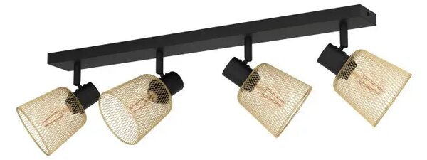 REFLEKTOR 4xE27 CRNA/MESING COSLADA 900695