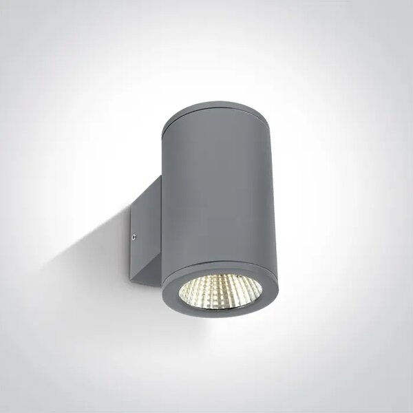 ZIDNA SVJETILJKA LED/12×1W/3000K/240V IP54 SIVA DM67138/G/W