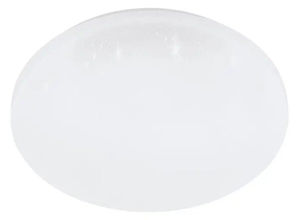 PLAFONJERA 1xLED 18W, IP44, PROM 310,BIJELA/KRISTAL EFEKT FRANIA-S 900363