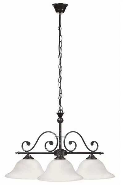 DOROTHEA LUSTER E27 3X MAX 60/MAT CRNA/IP20 RA7773