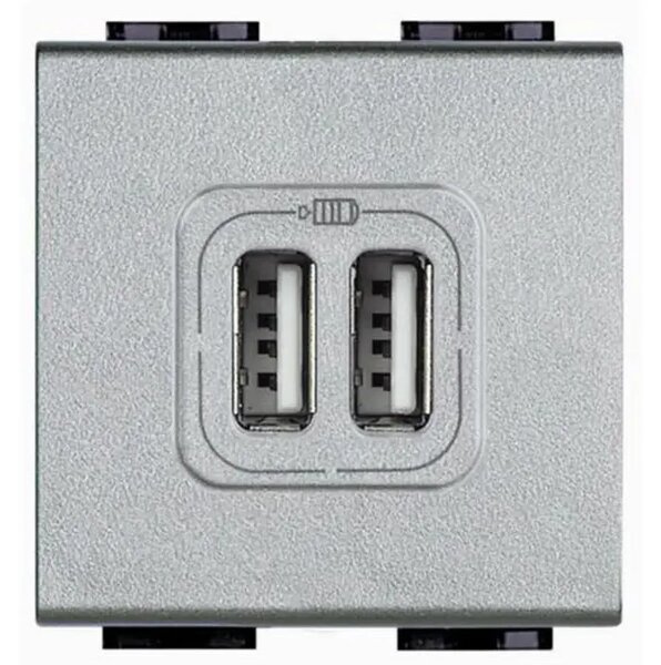 UTIČNICA 2M USB 1550/750mA TECH NT4285C2