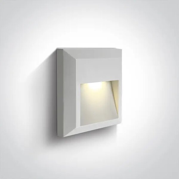 ZIDNA SVJETILJKA LED 2W/3000K/50lm/230V/IP65 BIJELA DM67388B/W/W