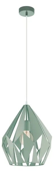VISILICA 1xE27 PASTELNO ZELENA CARLTON-P 49026