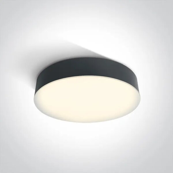 PLAFONJERA LED/21W/3000K/1300lm/230V IP65 ANTRACIT DM67390/AN/W
