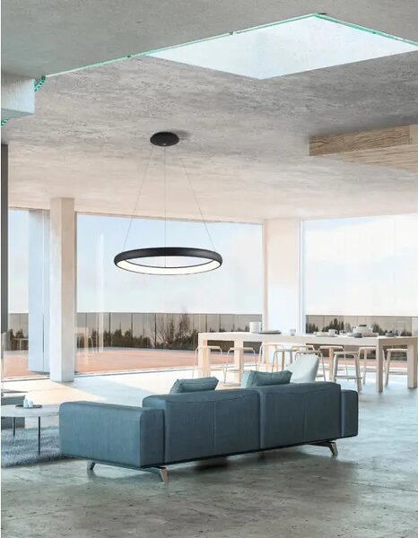 ALBI VISILICA LED 52W/3000K/2685lm/DIMM/IP20/CRNA NL8105602 D
