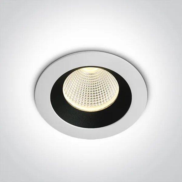 BIJELA/CRNA UGRADBENA SVJETILJKA LED 3W WW 350mA DARK LIGHT DM10103E/W/B/W