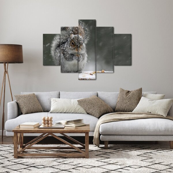 Slika - Vjeverica zimi (150x105 cm)