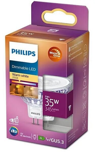 LED ŽARULJA PHILIPS 35W GU5.3 WW 12V 36D WGD SRT4 8718699773991