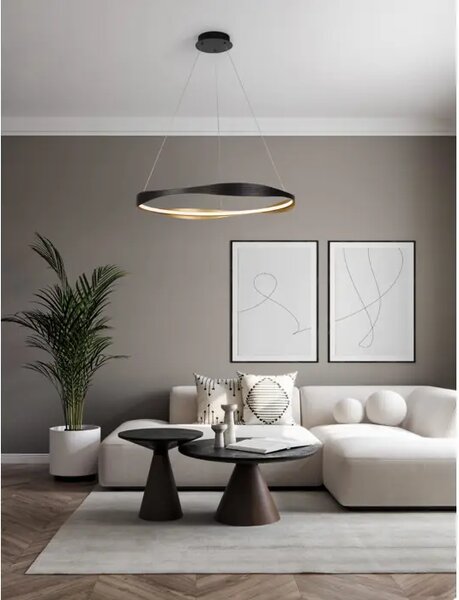 DOBI VISILICA LED/2700-5000K/40W/1472Lm/SANDY BLACK & GOLD NL9030643