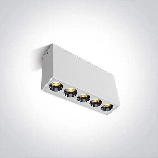 STROPNA SVJETILJKA LED 12W,3000K, L-138 IP20 BIJELA DM12112H/W/W