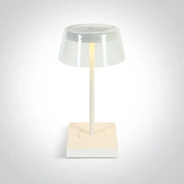 STOLNA LAMPA LED 2,5W PUNJIVA PREKO USB IP65 DIMM BIJELA DM61090/W