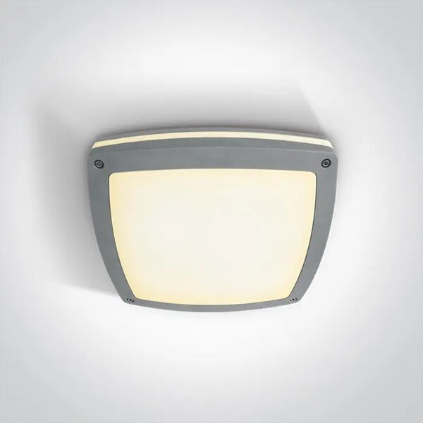 PLAFONJERA LED 2x20W E27 IP54 SIVA DM67216/G