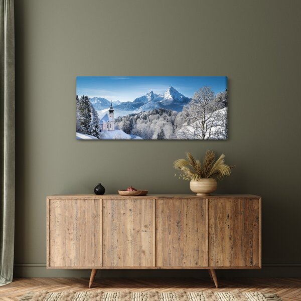 Slika - Snježni krajolik (120x50 cm)