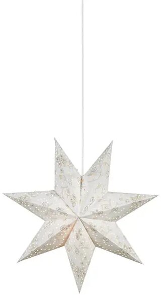 ARATORP VISILICA ZVIJEZDA PAPIRNATA BIJELA 45cm 1/E14/3,5m MA700118