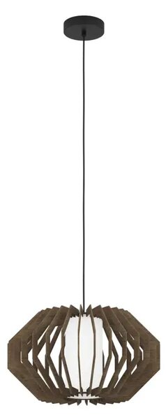 VISILICA 1xE27 CRNA/SMEĐA/BIJELO STAKLO RUSTICARIA 900386