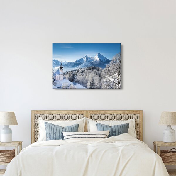 Slika - Snježni krajolik (90x60 cm)