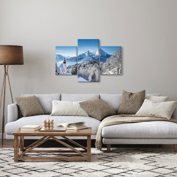 Slika - Snježni krajolik (90x60 cm)