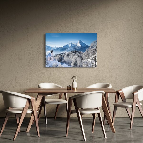 Slika - Snježni krajolik (90x60 cm)