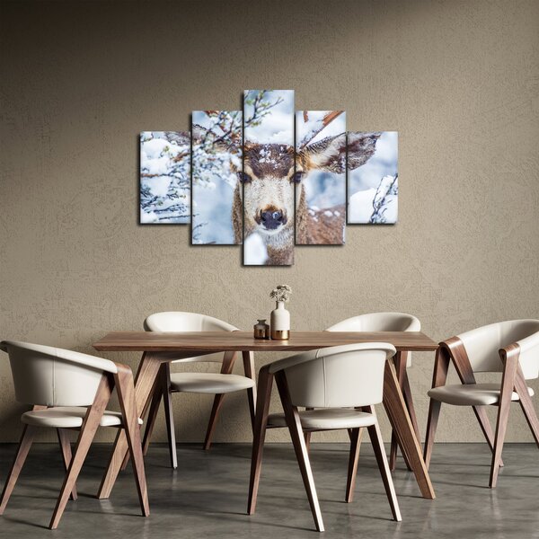 Slika - Jelen crvenouhi (150x105 cm)