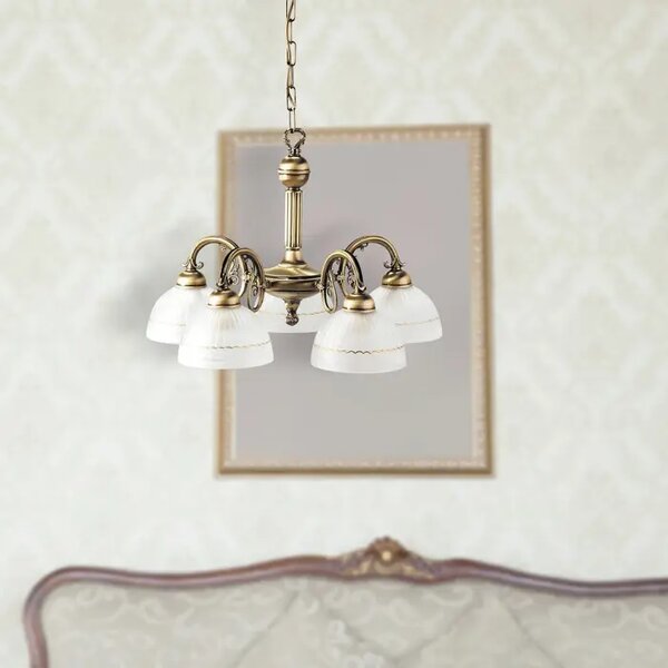 FLOSSI LUSTER E27 5X MAX 40/BRONĆANA/IP20 RA8815
