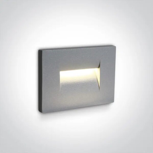 UGRADBENA SVJETILJKA LED/3,6W/3000K/85lm/44°/240V IP65 SIVA DM68064/G/W