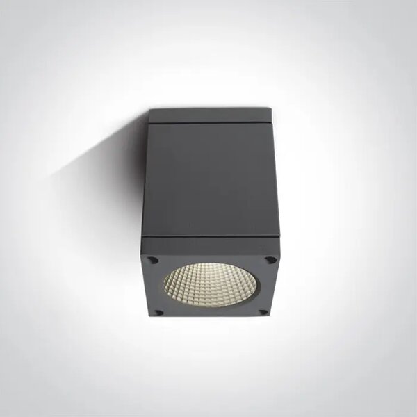 NADGRADNI LED REFLEKTOR 6W/3000K/440lm IP54 ANTRACIT DM67138D/AN/W