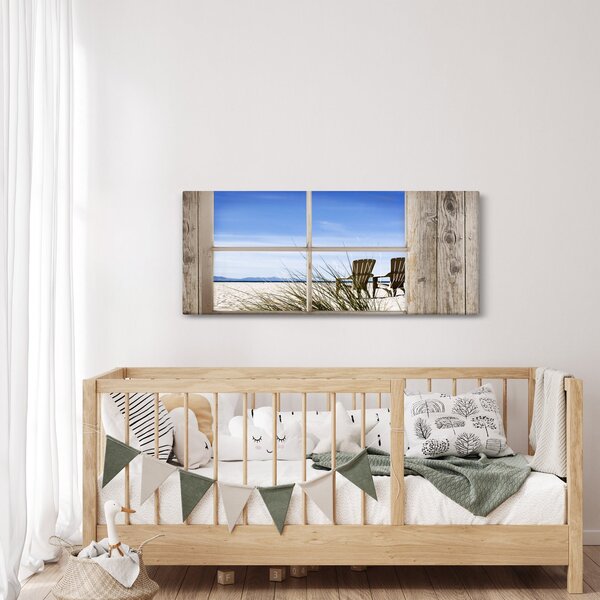 Slika - Pogled kroz prozor (120x50 cm)