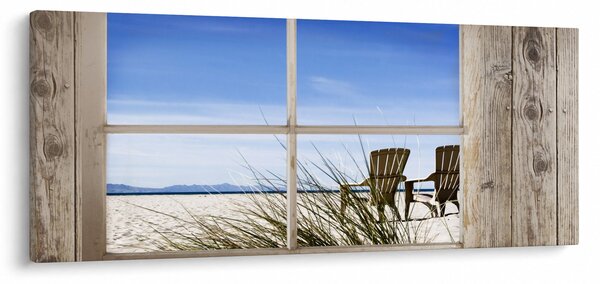 Slika - Pogled kroz prozor (120x50 cm)