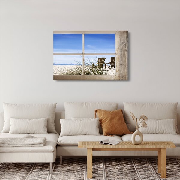 Slika - Pogled kroz prozor (90x60 cm)