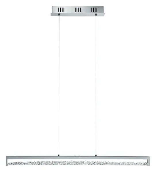 VISILICA 1xLED 1X32W, DUŽINA 1000, ALU/KROM, BIJELA PROZIRNA CARDITO1 93626
