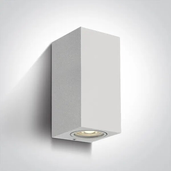 ZIDNA SVJETILJKA 2xGU10/7W IP65 BIJELA 165x77x70mm DM67426A/W
