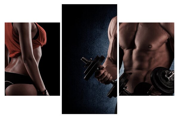 Slika - Fitness (90x60 cm)