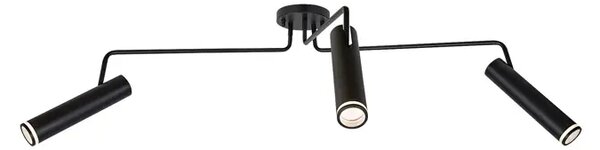 SENOBIA STROPNA SVJETILJKA GU10 3X MAX 35/CRNA/IP20 RA73039