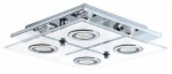 PLAFONJERA 4xLED GU10, 4X3 W, KROM/SATEN CABO 30931
