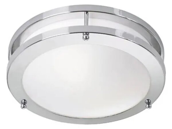 TÄBY LED PLAFONJERA KROM/BIJELA IP44 FIXED LED IP44 MA105621