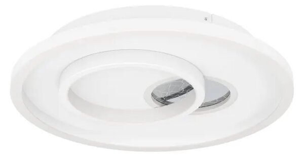 PLAFONJERA 1xLED 21,2W, PROM 380, BIJELA/SREBRO TIRIOLO 901246
