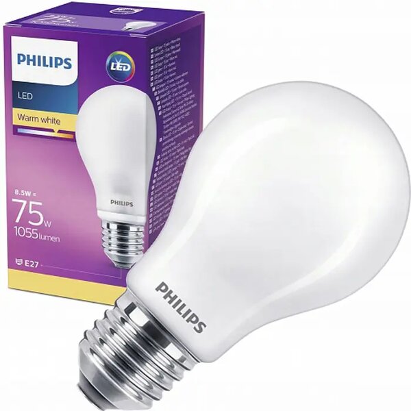 LED CLASSIC ŽARULJA PHILIPS 75W E27 WW A60 FR ND 1CT10 8718696705551
