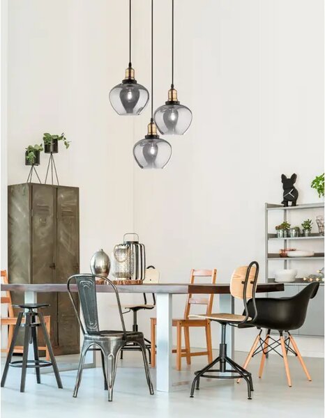 CEDRO VISILICA E27 /IP20/SMOKY & BRONZE & CRNA NL8436404