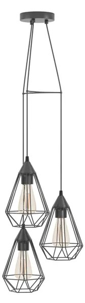 VISILICA 3xE27 METAL/CRNA TARBES 94191