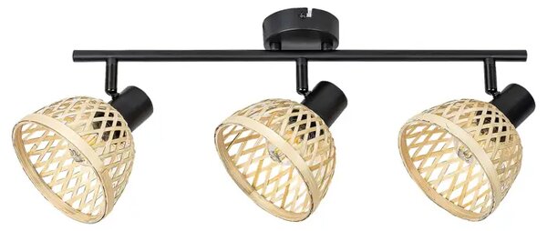 RATTAN REFLEKTOR E14 3X MAX 15/MAT CRNA/IP20 RA3135