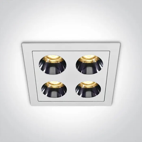UGRADBENA SVJETILJKA LED 10W WARM WHITE IP20 BIJELA DM50110H/W/W