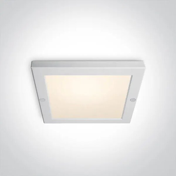 PLAFONJERA LED/18W/3000K/1400lm/240V 220×220mm IP40 BIJELA DM62018AF/W/W