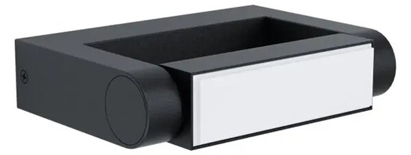 VANJSKA ZIDNA LAMPA 1xLED 4,8W, 450lm, IP44, LIJEVANI ALUMINIJ/CRNA BRIANZA 98707