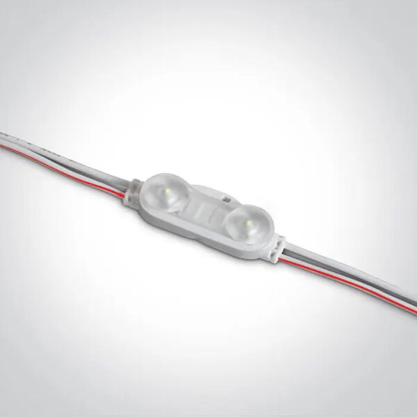 LED IP65 MODULE 2x0,5w 12vDC 6000K CHAIN 50pcs 10m DM7840B/D