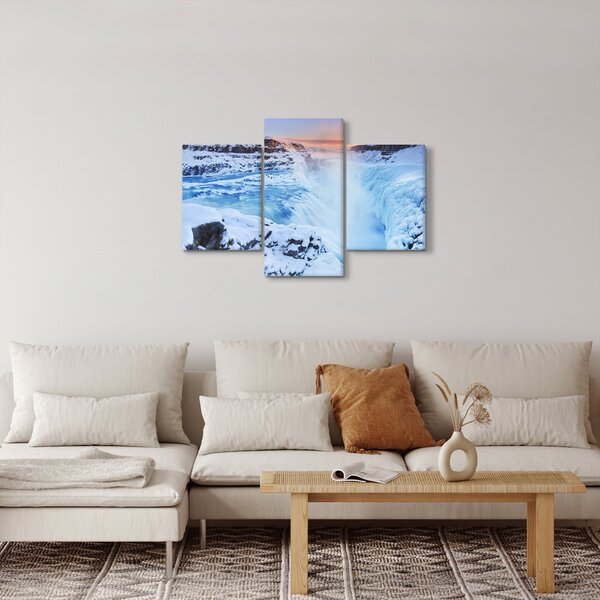 Slika - Ledeni slapovi (90x60 cm)