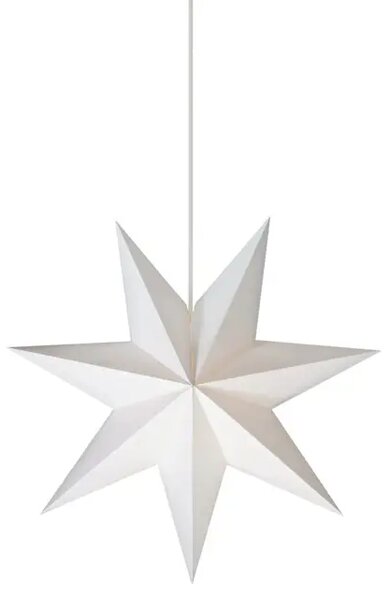 DUVA VISILICA ZVIJEZDA BIJELA 45cm 1/E14/3,5m MA703120